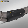 ZX6R Motorcycle Exhaust System Modification for SC Project Full Titanium Alloy 2024-2025 Kawasaki ZX6R ZX-6R Carbon Fiber Box