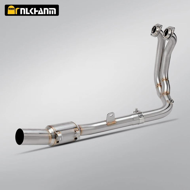 2023 2024 Kove 800X Adventure RALLY Pro Slip-On Moto Front Link Pipe New Condition Exhaust Escape with Original Muffler Fit