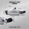 Motorcycle Exhaust System Modified with Carbon Fiber AK Dual Outlet Escape Muffler with Carbon Fiber Board for R1250GS