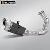 Yamaha MT07 FZ07 Original Full Motorcycle Exhaust System Escape Slip 51MM Front Tube New Condition Steel with AK LV SC Connect