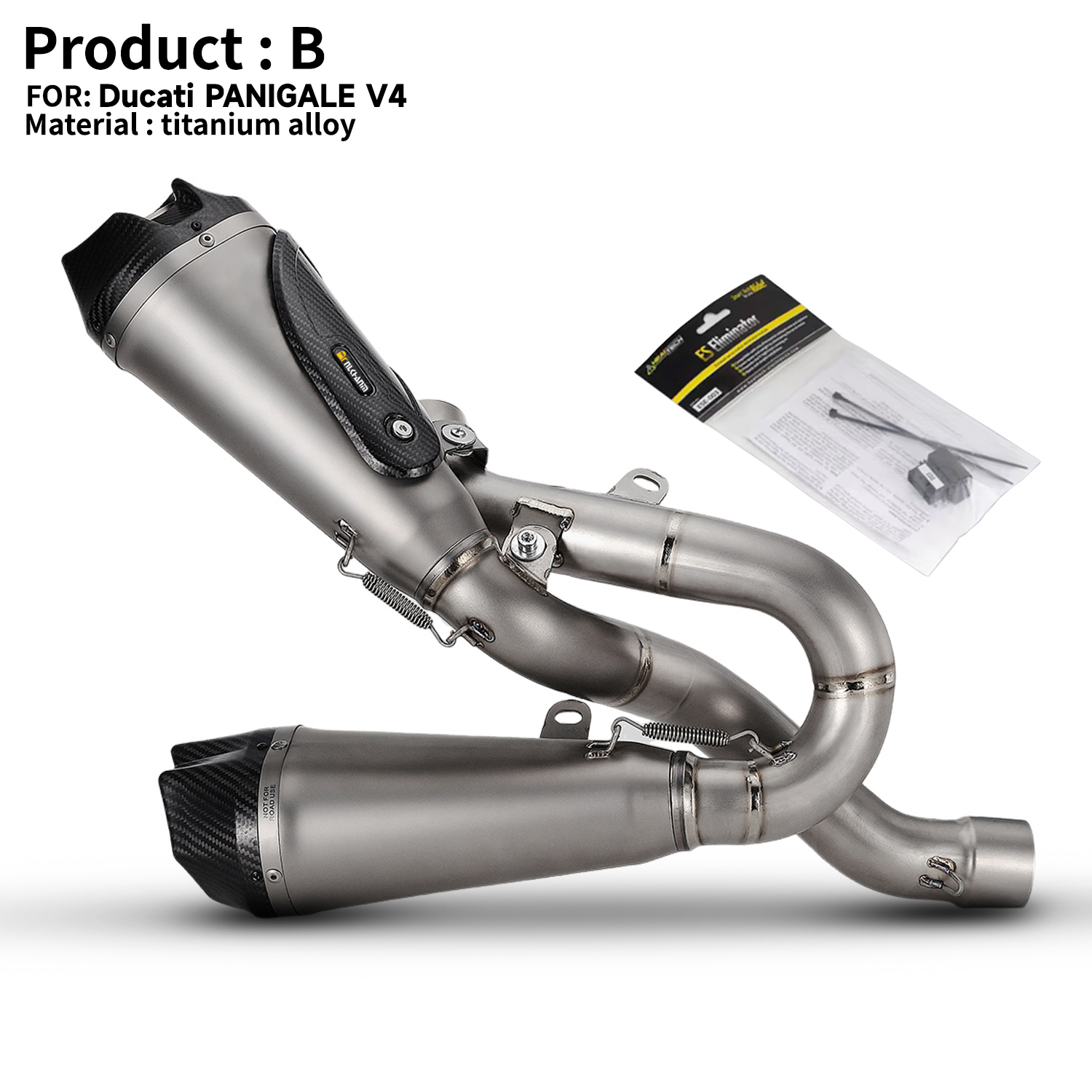 motorcycle exhaust pipe silencer
