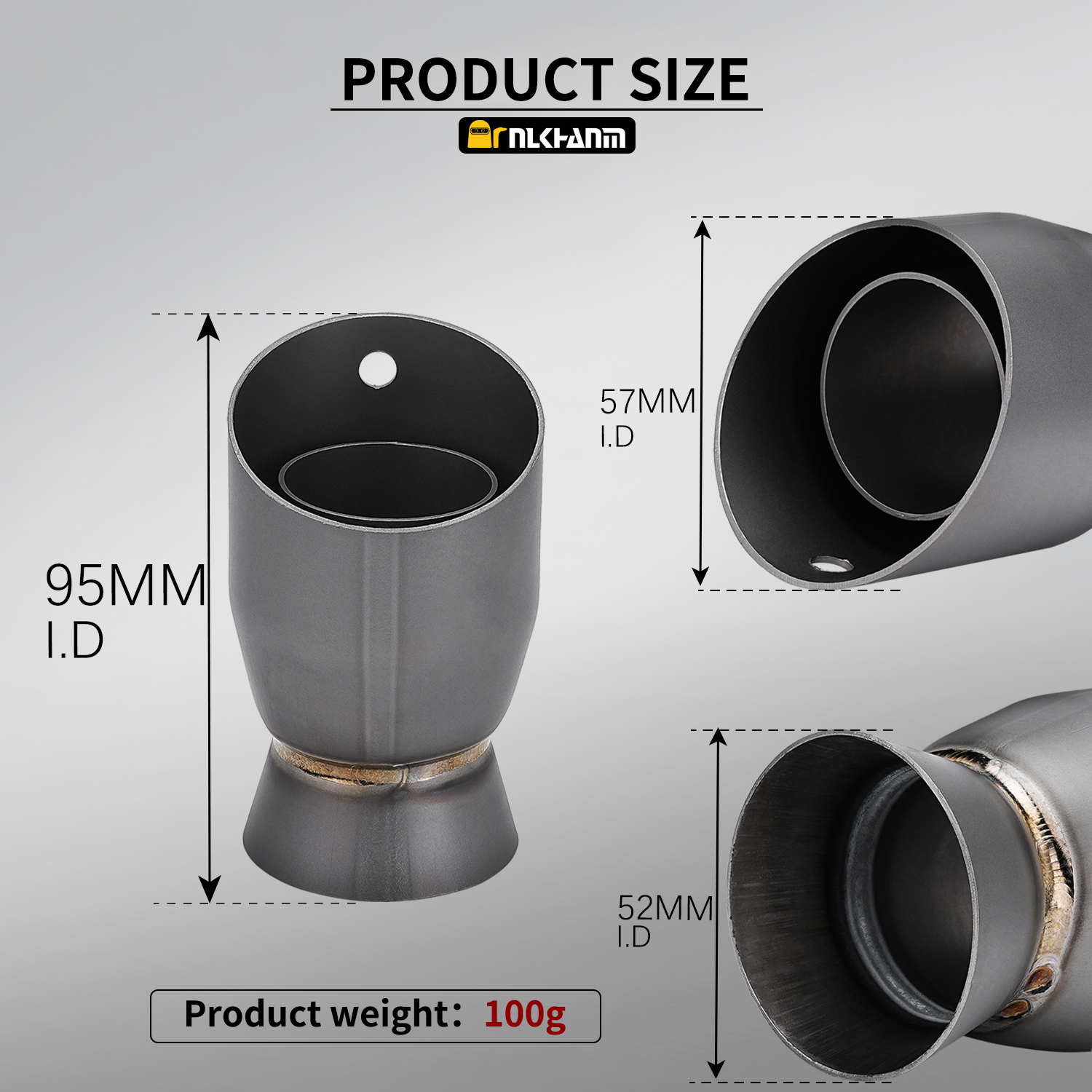 motorcycle exhaust pipe parts