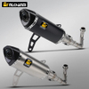 ZONTES 368G/E Motorcycle Exhaust System Stainless Steel Full Section Modification with SC AK Muffler for New Used ZONTES 368G/E