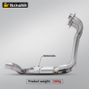 CB1000R Titanium Motorcycle Exhaust System Modified with Full Titanium Alloy Front Section for Honda CB1000R 2019-2024