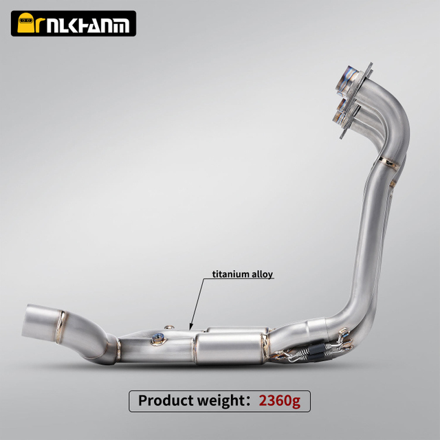 CB1000R Titanium Motorcycle Exhaust System Modified with Full Titanium Alloy Front Section for Honda CB1000R 2019-2024
