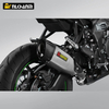 ZX-4R Motorcycle Exhaust System Modification AK Blade Carbon Fiber Escape Muffler for Kawasak ZX-4R Stainless Steel Alloy