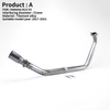 2017-2021 Yamaha R15 V3 MT15 MT125 Slip-On Exhaust System Stainless 51mm Middle Link Connecting Pipe New Condition