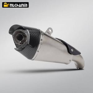 ZX4R Motorcycle exhaust system modification mid section link Yoshimura AT2 carbon fiber escape muffler for Kawasak ZX-4R ZX-25R