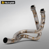 For CFMOTO MT700 Titanium Alloy Exhaust System Stainless Steel Mufflers Front Section Modification for 2025 for CFMOTO 700MT New