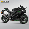 ZX4R Motorcycle exhaust system modification mid section link Yoshimura AT2 carbon fiber escape muffler for Kawasak ZX-4R ZX-25R