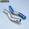 Yama R1 Motorcycle Exhaust Vent Stainless Steel Middle Link Pipe New Side Exhaust Motor Accessories for 2009-2014 Model Years