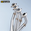 New 51mm Steel Slip-On Motorcycle Exhaust Escape Full System Muffler Header Front Link Pipe Compatible Z900 A2 35KW 70KW
