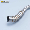 Kawasaki Z125 2012-16 Motorcycle Exhaust Escape Modification 51mm Interface Connect Muffler Stainless Steel Carbon Fiber
