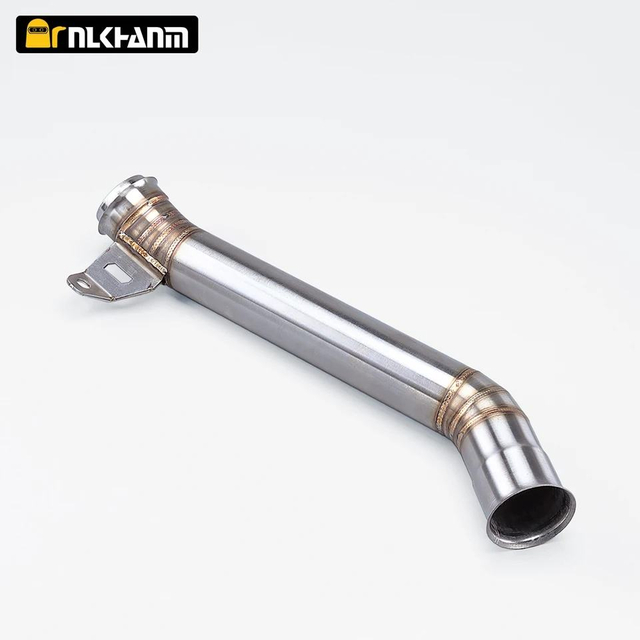 DUKE 690 Stainless Steel Motorcycle Exhaust System Mid Link Pipe Connect Original Muffler Slip for KTM Duke 690 2012-2017 New