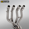 Kawasak ZX4R ZX-4R Custom Exhaust System Modified Titanium Alloy Front Section Stainless Steel Carbon Material Boxed Packaging