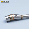 Yama Y16 Y16ZR Racing Motorcycle Exhaust Escape Tube 51mm Slip Moto Front Steel Carbon Muffler Elbow Motorbike Steel Carbon
