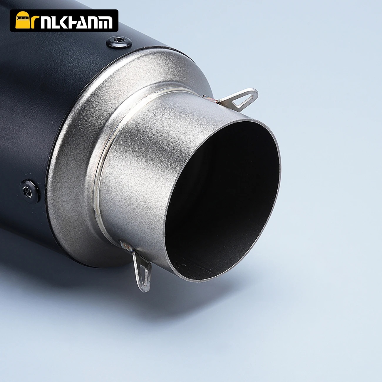 universal motorcycle exhaust pipe muffler silencer chrome