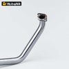 Yama YZF R125 R15 V3 R15 MT125 2008 2019 Steel Motorcycle Exhaust Muffler Front Middle Link Pipe Escape Muffler 51MM