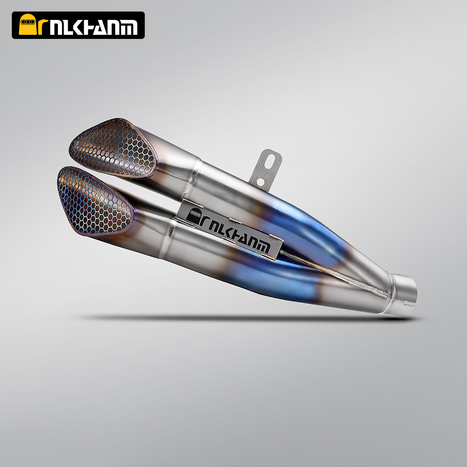 NlkHanm Titanium Honeycomb Forged Motorcycle Exhaust Kit slip on Line for Kawasaki ZX10R Zx-10r Zx10rr ZX-10R2021-2024