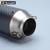 AustinRacing Z900 Z1000 Ninja400 CBR500 R6 Carbon Fiber Exhaust Muffler Modified Universal AR Stainless Steel