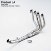 Kawasak Z750 Z800 Exhaust Full System Racing Slip Stainless Steel Tube 51mm New Boxed Motorcycle Muffler Front Mid Pipe