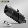 BM ADV R1300GS R1300 GS Motorcycle Exhaust Mid Section New Carbon Slip-On Modified Muffler with Middle Pipe Connection