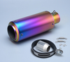Universal 51mm 60mm Motorcycle Exhaust Pipe Motorcycle for YZF R6 R15 R3 MT07 ZX6r Z800 Z900 MT09 FZ09 Z400