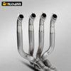 2020-2023 Titanium Alloy Carbon Motorcycle Exhaust System Header Collector Front Pipe Muffler Kawasak H2 ZH2 SE 2021-2023