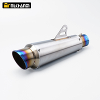 51mm Universal SC Motorcycle Exhaust System with Carbon Escape Muffler Modified for Z900 Ninja650 H2 CBF1000 New Condition