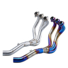 YAMA MT-09 Full Set Motorcycle Moto Exhaust Pipe with Front Engine Link Pipe Steel Muffler for FZ09 MT09 2014-2020 Box Packed