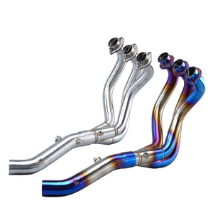 YAMA MT-09 Full Set Motorcycle Moto Exhaust Pipe with Front Engine Link Pipe Steel Muffler for FZ09 MT09 2014-2020 Box Packed