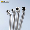 Stainless Steel Motorcycle Exhaust System Front Link Pipe Slip-On 51mm Muffler Compatible Hon CB650F CB650R CBR650 CBR650F
