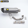 ZONTES 368G/E Compatible Titanium Alloy Exhaust System Full Section Modification with New AK Titanium Muffler