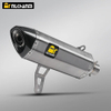 ZONTES 368G/E Compatible Titanium Alloy Exhaust System Full Section Modification with New AK Titanium Muffler