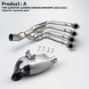2020-2022 QJ600RS SRK600 SRK600RR Motorcycle Exhaust System Modification Full Section Bottom Exhaust New Carbon Steel Made