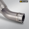 Integrated ARROW Muffler ZX10R Motorcycle Exhaust System New Mid Tail Carbon Tip with Modified Titanium Alloy Middle Link Pipe