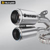QJMOTOR 921 Titanium Alloy Motorcycle Exhaust System SC Full Section High Position Muffler New Box Packed Super921 Modification