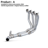 2017-2021 Kawasak Z900 Muffler Full Exhaust System Steel Front Header Pipe Tube Slip-On New Condition