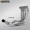 S1000RR NlkHanm Exhaust System Modification Full Section Titanium Alloy with Gemini Escape Muffler for S1000RR 2019-2024
