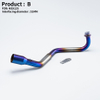 Hon MSX 125 MSX125 Motorcycle Exhaust System New Stainless Steel Front Header Link Connect Tube 2013-2018 Front Link Pipe Box