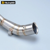 Moto Modified Carbon Mid Link Pipe Muffler for Yama YZFR1 YZF R1 2009-2014 Enhanced Stainless Steel Motorcycle Exhaust Escape