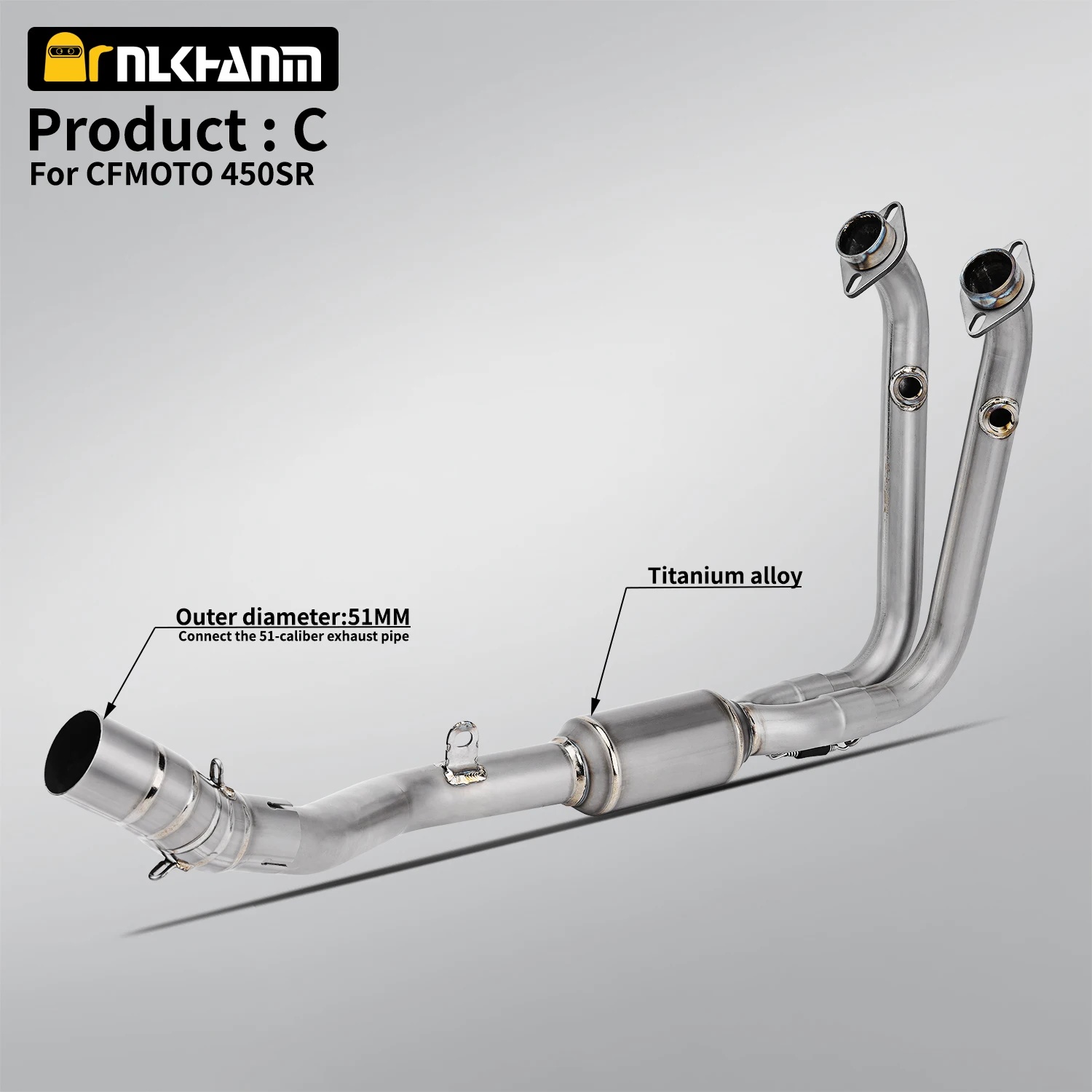 custom stainless steel motorcycle exhaust