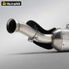 For CFMOTO 800NK Exhaust System Modification New AK Carbon Fiber Escape Muffler with DB Killer Boxed
