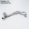 New Leoncino 500 Exhaust for Benelli Motorcycle BJ500 Carbon Escape Muffler with DB Killer Leoncino Moto Exhaust Pipe