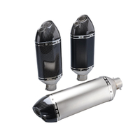 Universal Stainless Steel Motorcycle Exhaust System Modified AK Escape Muffler DB Killer for Z900 R1 GSX750 CBR650R New Boxed