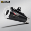 AustinRacing RS2 Race Motorcycle Exhaust Pipe Stainless Steel Mufflers 51mm Adapter R3 Cbr500r R15 Gsxr150 AR Exhaust System