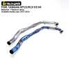 2017-2023 Yama MT15 R15 V3 V4 Titanium Alloy Full Motorcycle Exhaust System Carbon Fiber Mufflers 51mm Header Pipe New Condition