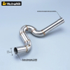 New 2016-2018 Benelli TRK502 TRK 502 Stainless Steel Racing Muffler with 51mm Adapter Exhaust Pipe for Pit Bikes