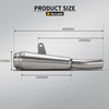 Motorcycle exhaust system modification mid link ARRO escape muffler for Kawasak ZX-6R