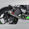 ZX-6R Motorcycle Exhaust System Modification Mid Link AK Escape Carbon Fiber Muffler for Kawasak ZX-6R New Steel Alloy